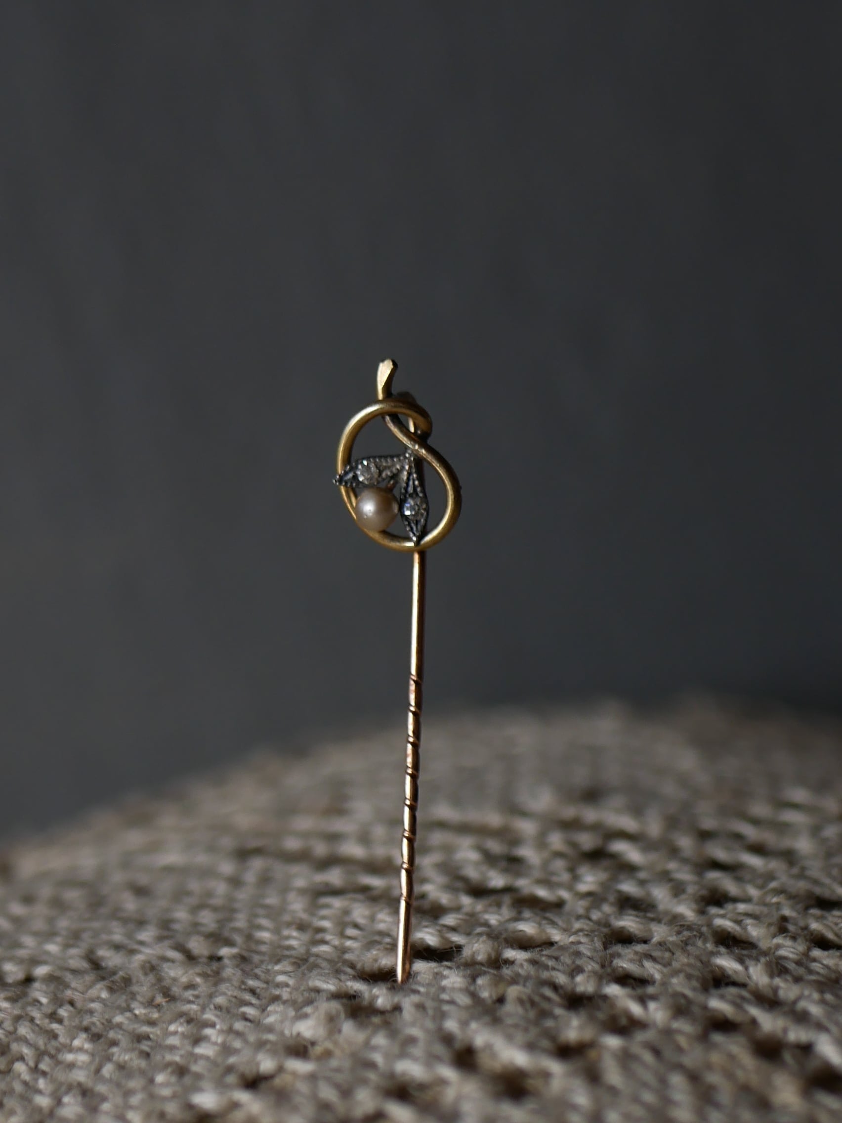 d. アンティークハットピン ボタニカル シードパール アンティークアクセサリー アンティークのある暮らし