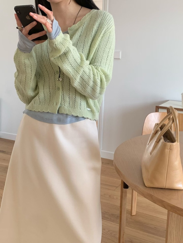 (予約) signature / Is skaci cardigan 4color