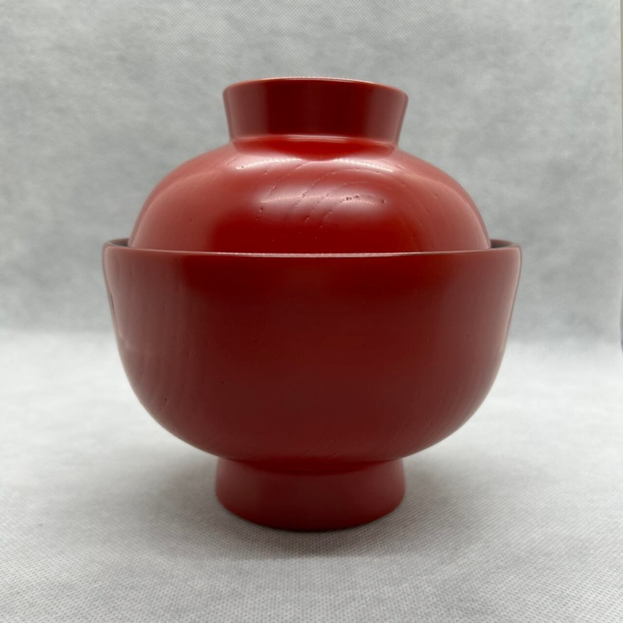 慶應◇明治大正期 時代漆芸 根来塗すし鉢 朱吉野塗丸