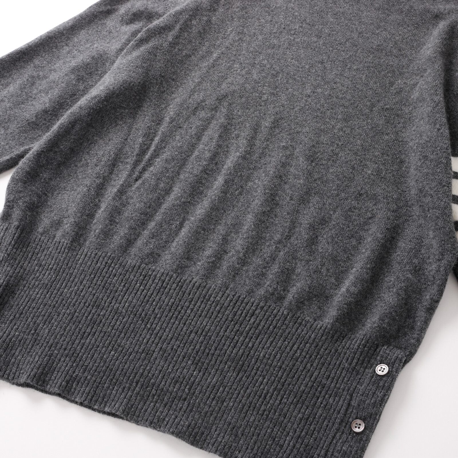 定価22万】THOM BROWNE special cashmere 4BAR classic turtleneck 