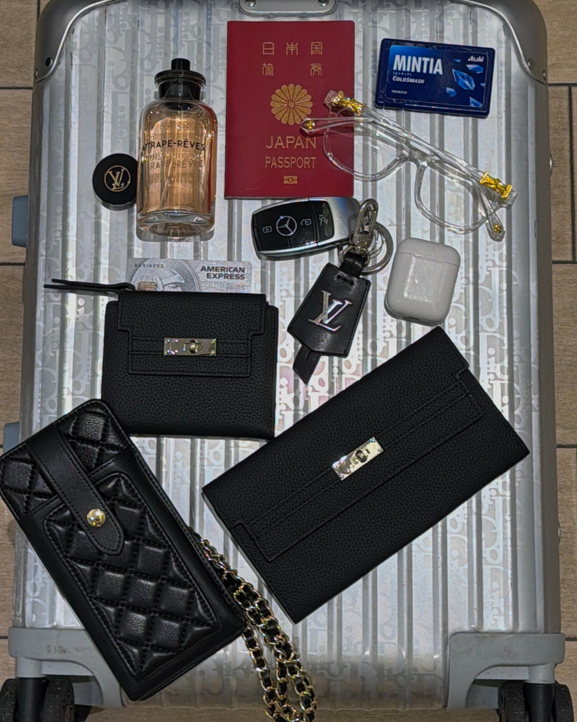 LUXURY LEATHER WALLET 長財布 本革 BLACK【BLB-26005】 | BELINDA