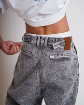 【#Re:room】TWO TUCK WIDE DENIM PANTS［REP321］