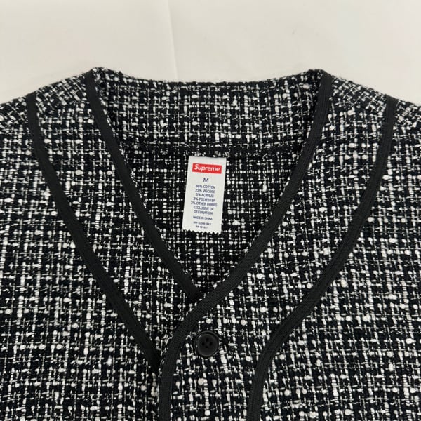 Supreme/シュプリーム【25AW】Boucle baseball jersey/ブークレ ベース