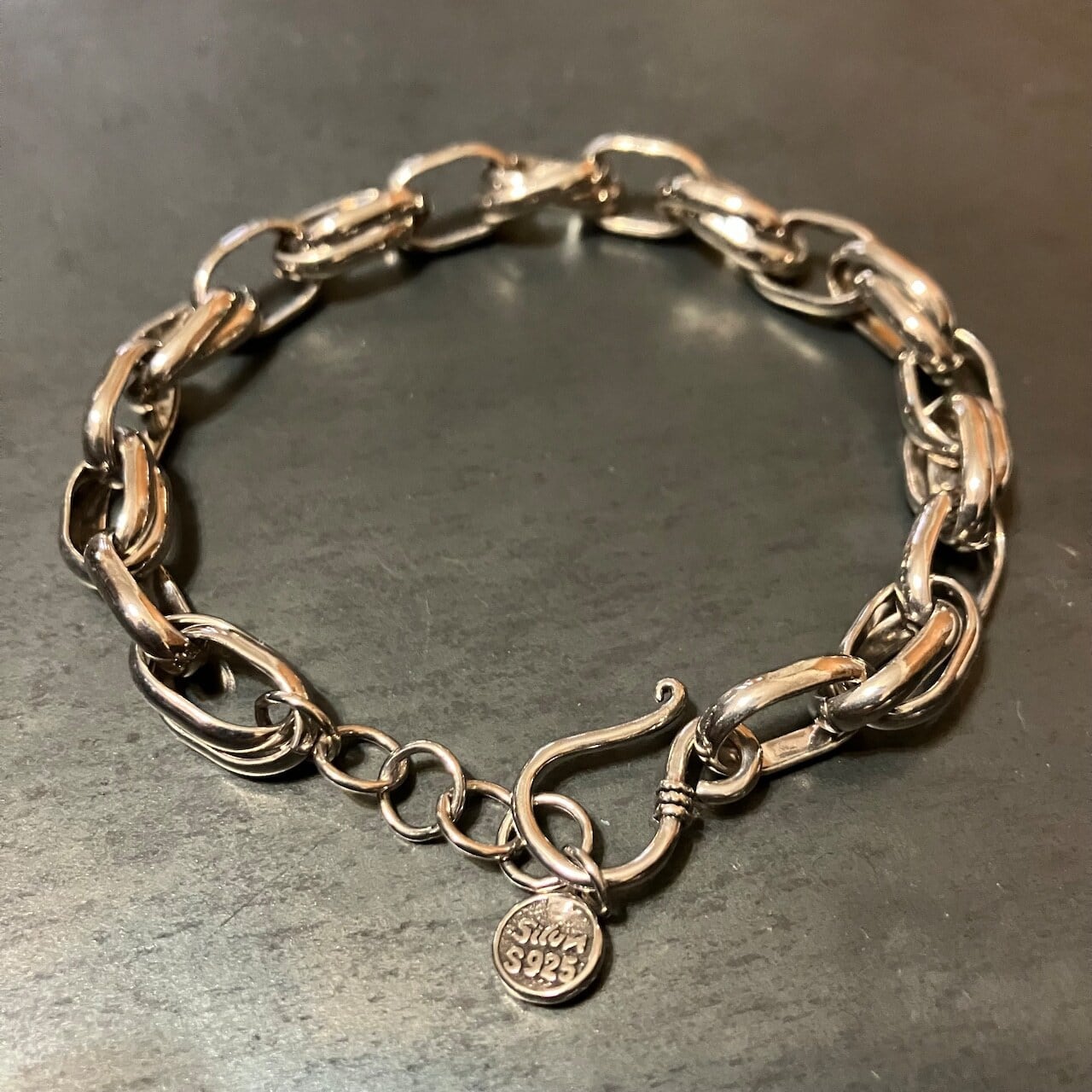SILVER925 OVAL MANTEL BRACELET/シルバー/ブレス SILVER925 OVAL MANTEL BRACELET/シルバー/ブレス 【公式通販】
