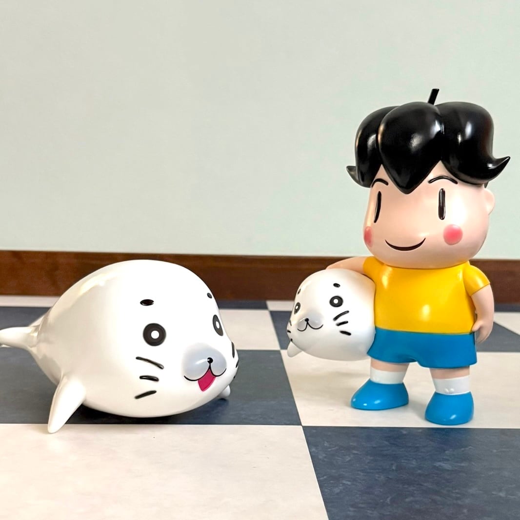 アシベ＋ゴマちゃんソフビフィギュア | ゴマちゃんホンポ