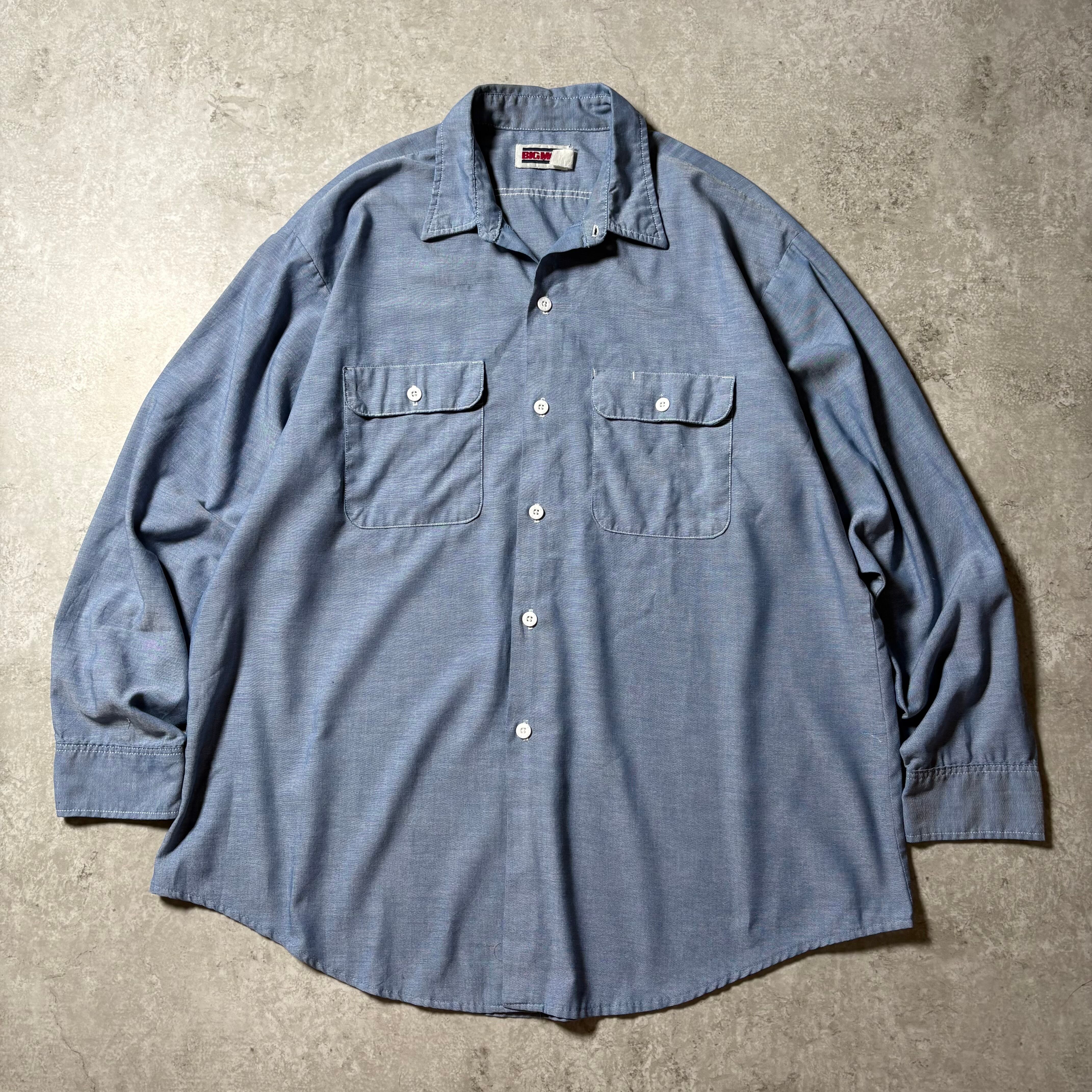 1980s "BIG MAC" L/S Chambray Shirt