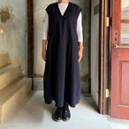 ASEEDONCLOUD/アシードンクラウド　 Study uniform dress／スタディーユニフォームドレス Chimny ash wool／チムニーアッシュウール#252301 Navy