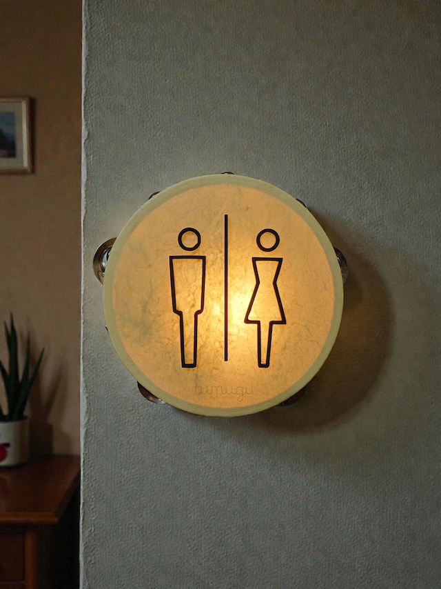 tambourine × sign light（トイレ サインライト）