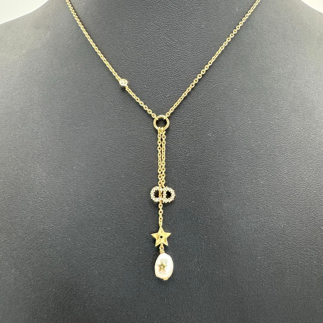 No.684 超美品☆ELLE エル ダイヤモンド プラチナ ネックレス シルバー