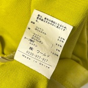 adabat アダバット ポケット 鹿の子 半袖 ポロシャツ 48/黄緑 メンズ ゴルフ