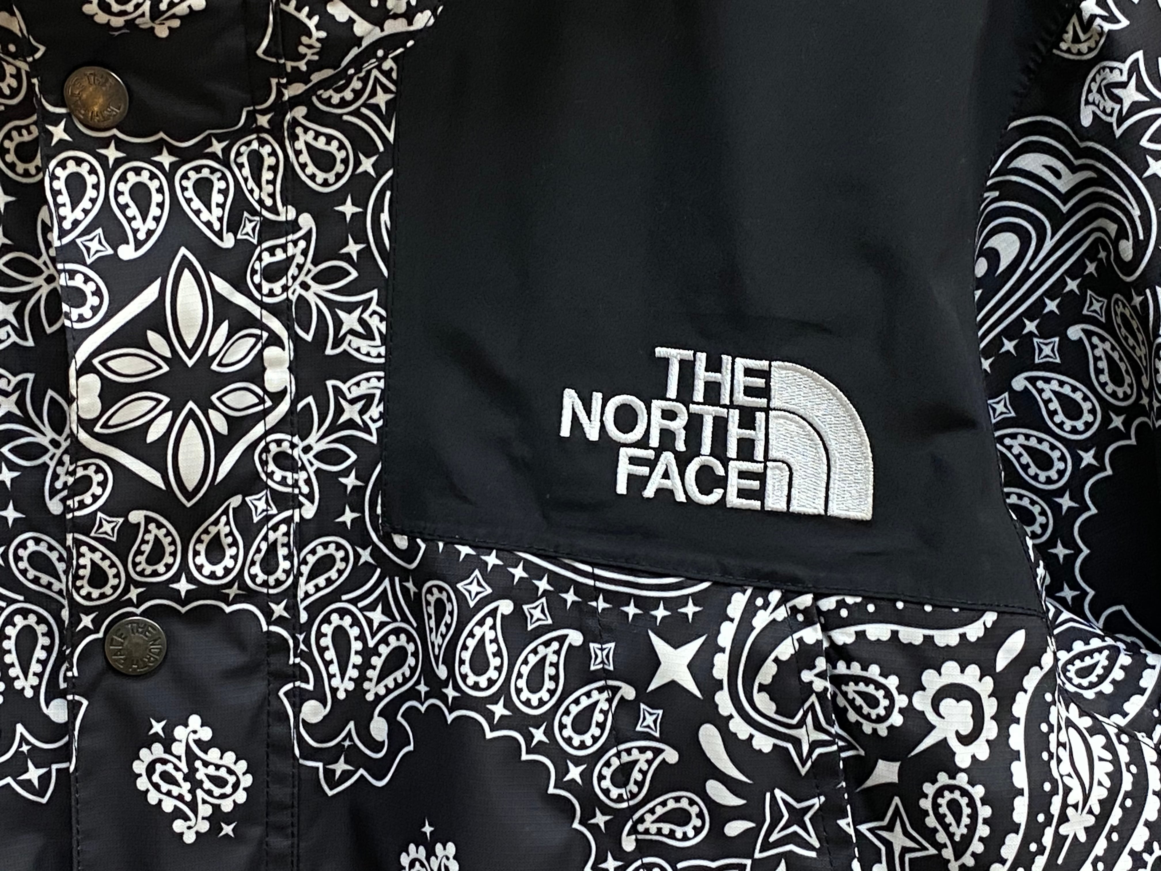 Supreme 14AW X THE NORTH FACE Bandana Mountain Parka MEDIUM BLACK 