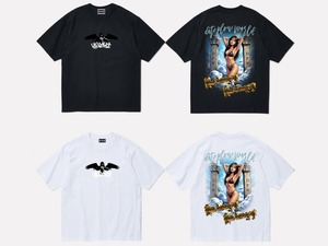 堕天使　 S/S Tee /WHITE・ BLACK　日本製