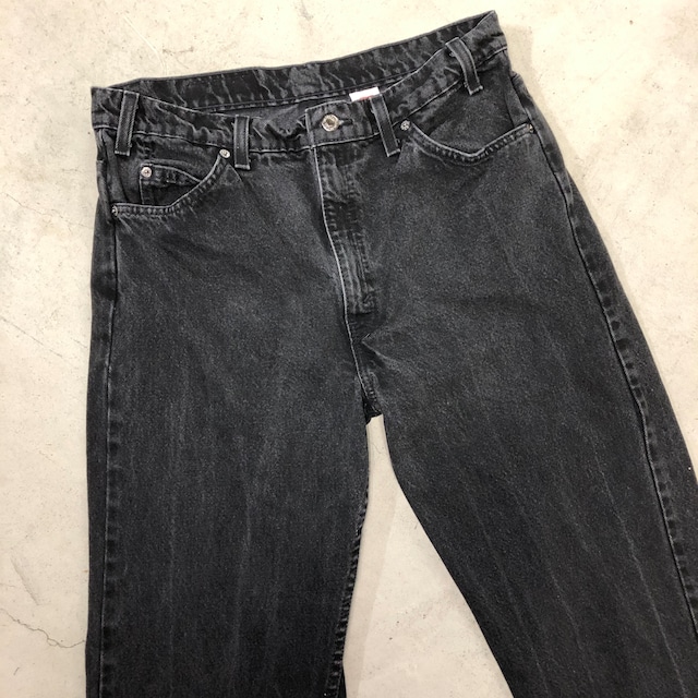 ⊕1990'S LEVI'S 505 後染め BLACK DENIM PANT