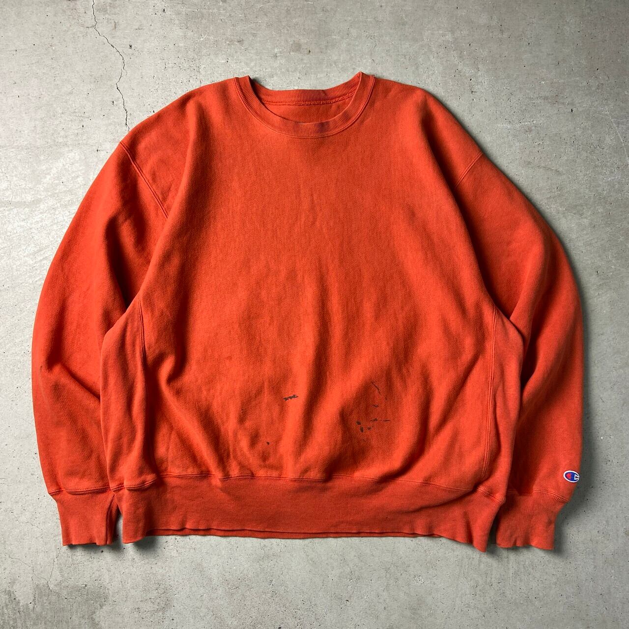 champion 黒 ブラック 目無し 無地 90s ビンテージ ボーイズ