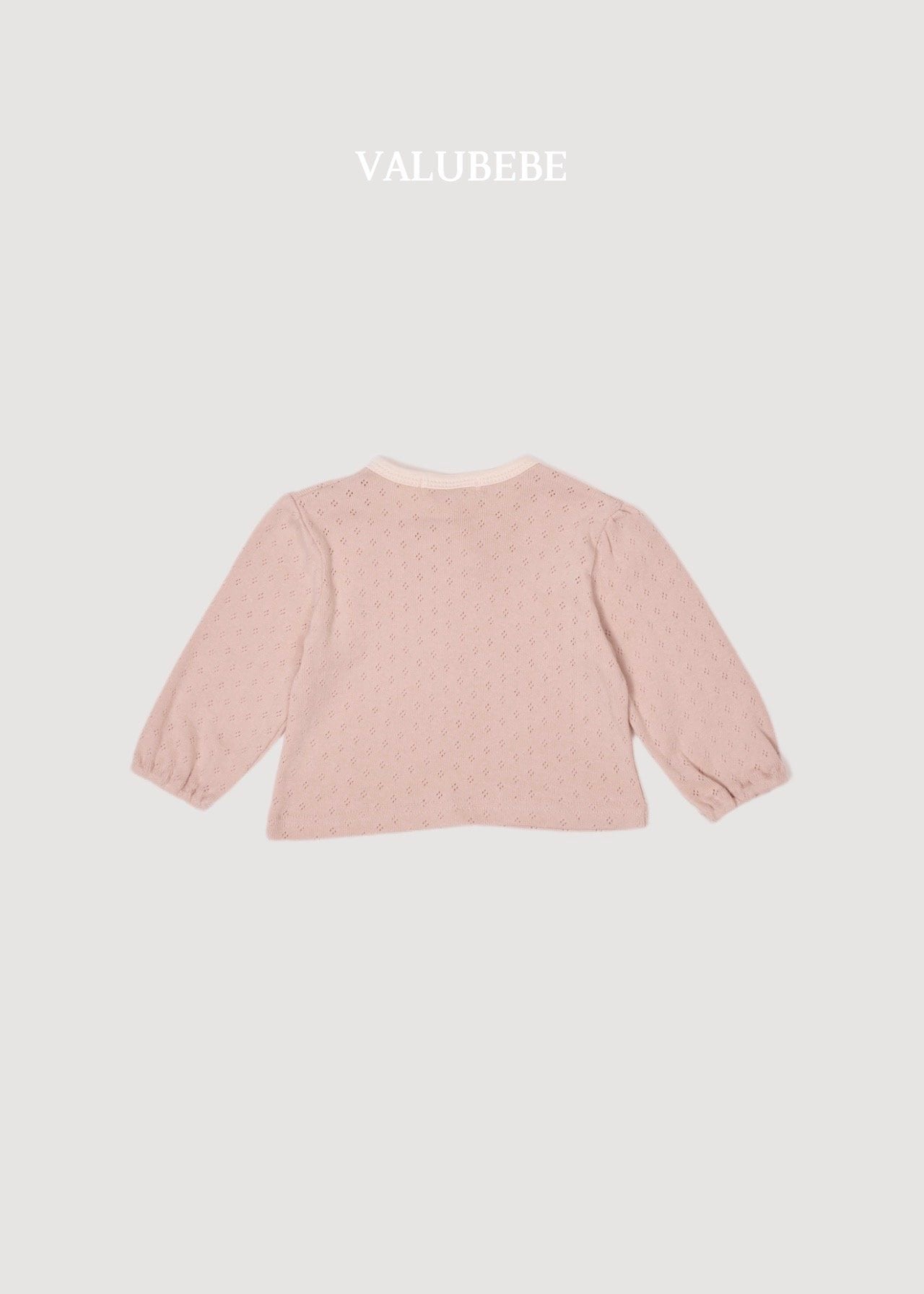 送料無料【予約】/ クリーミーリボンパフTシャツ/ valubebe