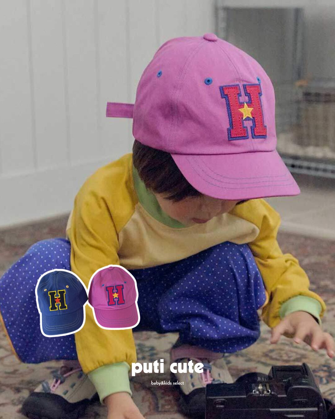 free ꒰ 予約 ꒱ Tiny star ball cap / Tiny hiker ⸝⋆