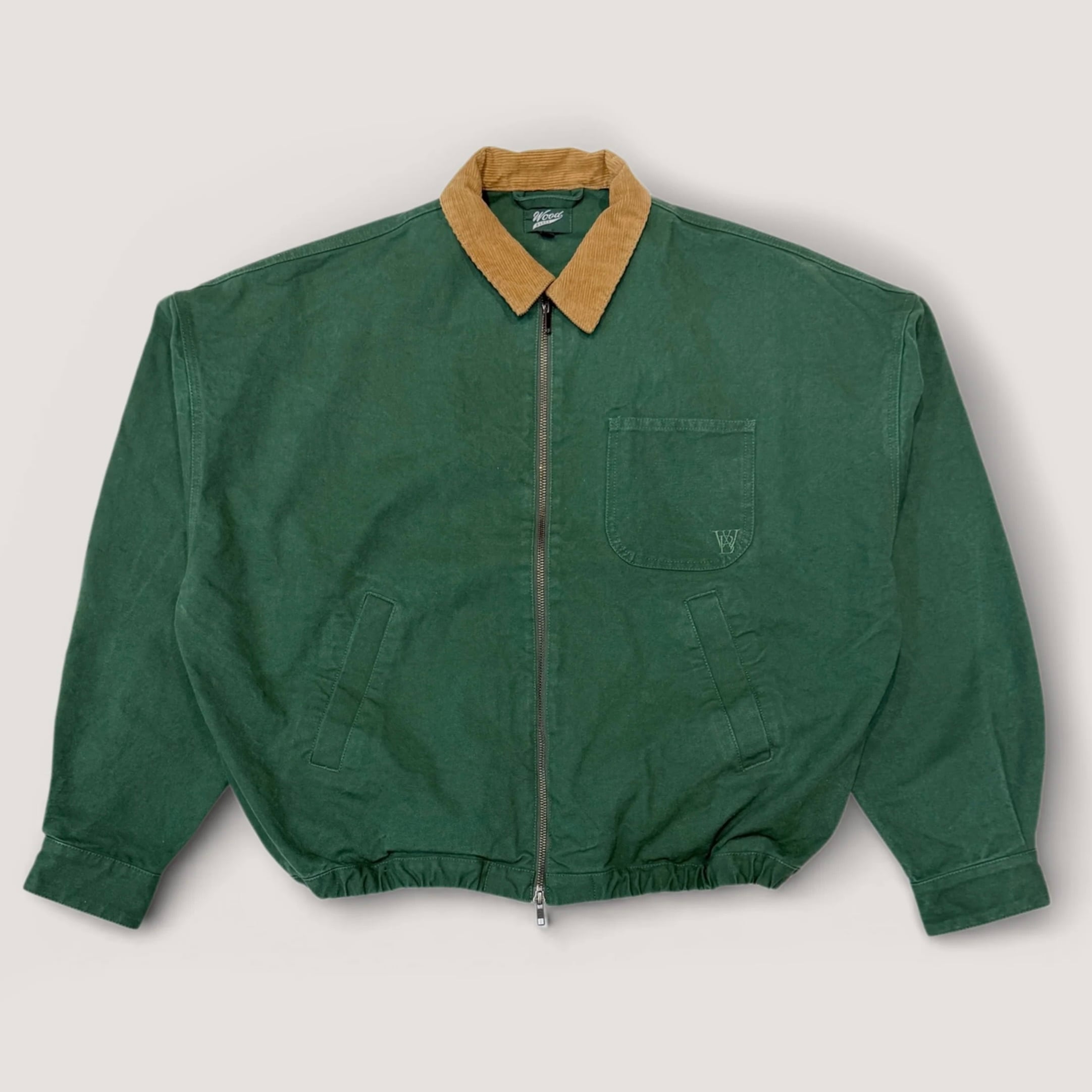 WOODBLOCK】 WIDE SLEEVE DUCK JACKET (Beige) | Pay ID