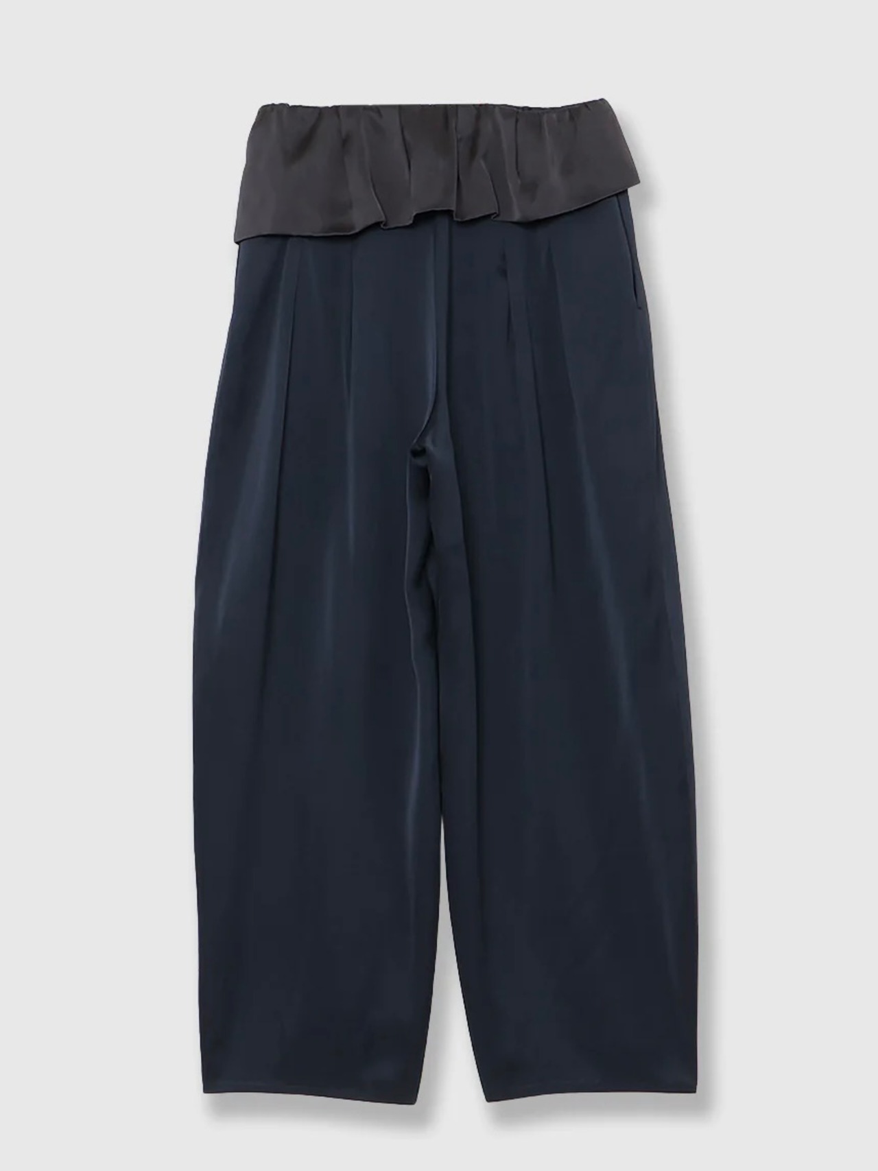 THINGS THAT MATTER　シングスザットマター  / PEPLUM SATIN EASY PANTS - 14