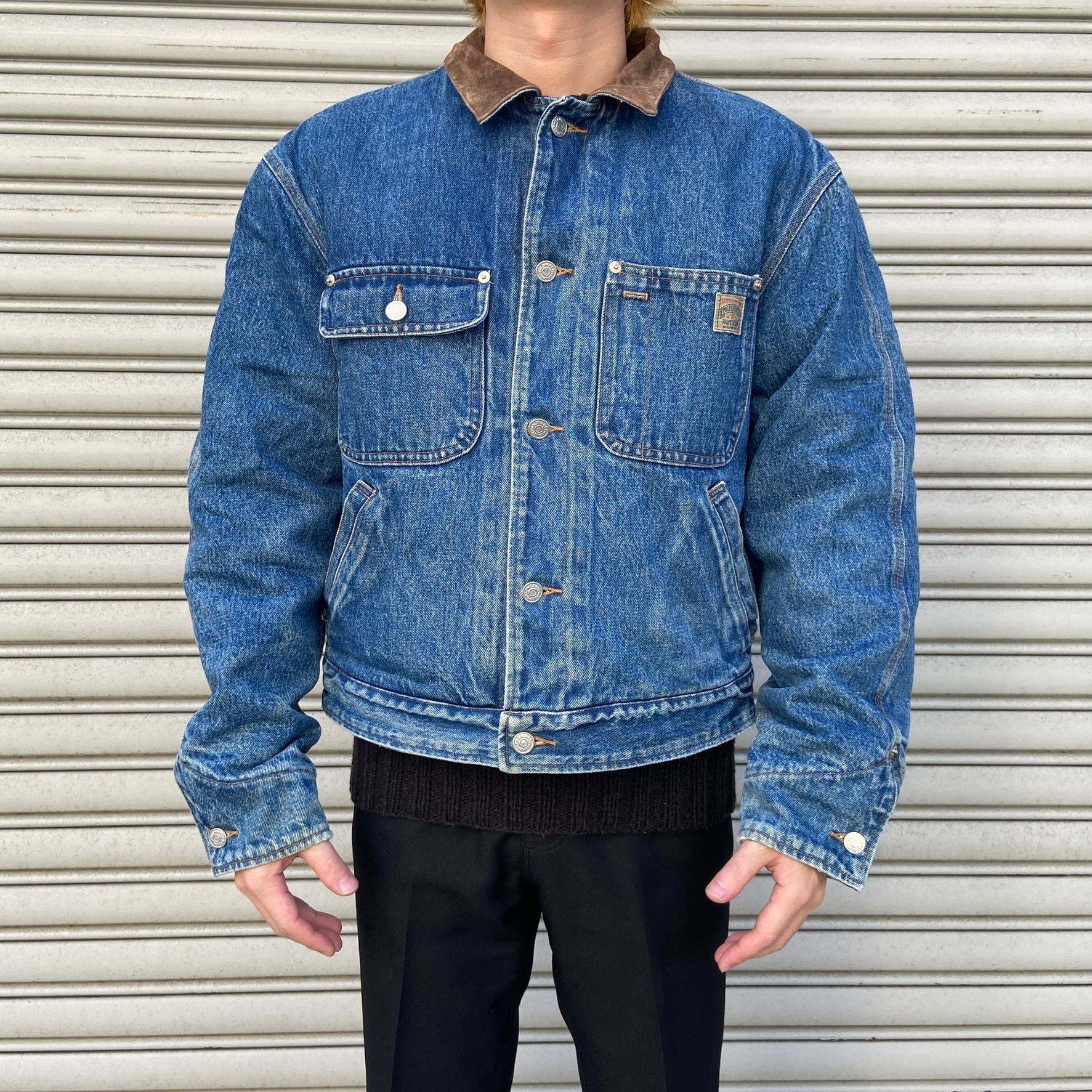 POLO JEANS 脆い COMPANY デニムジャケット ジーンズ XL 超希少
