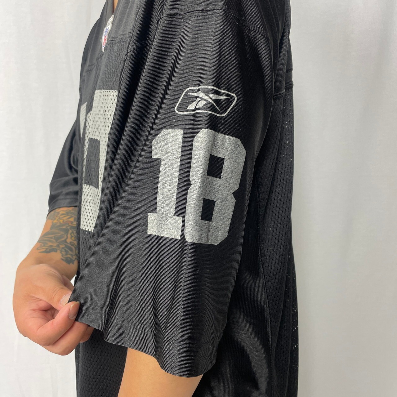 Reebok NFL ラスベガス・レイダース 18 ランディ・モス フットボール 