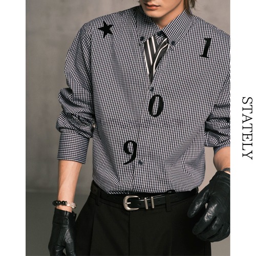 Number Check シャツ_T69 画像