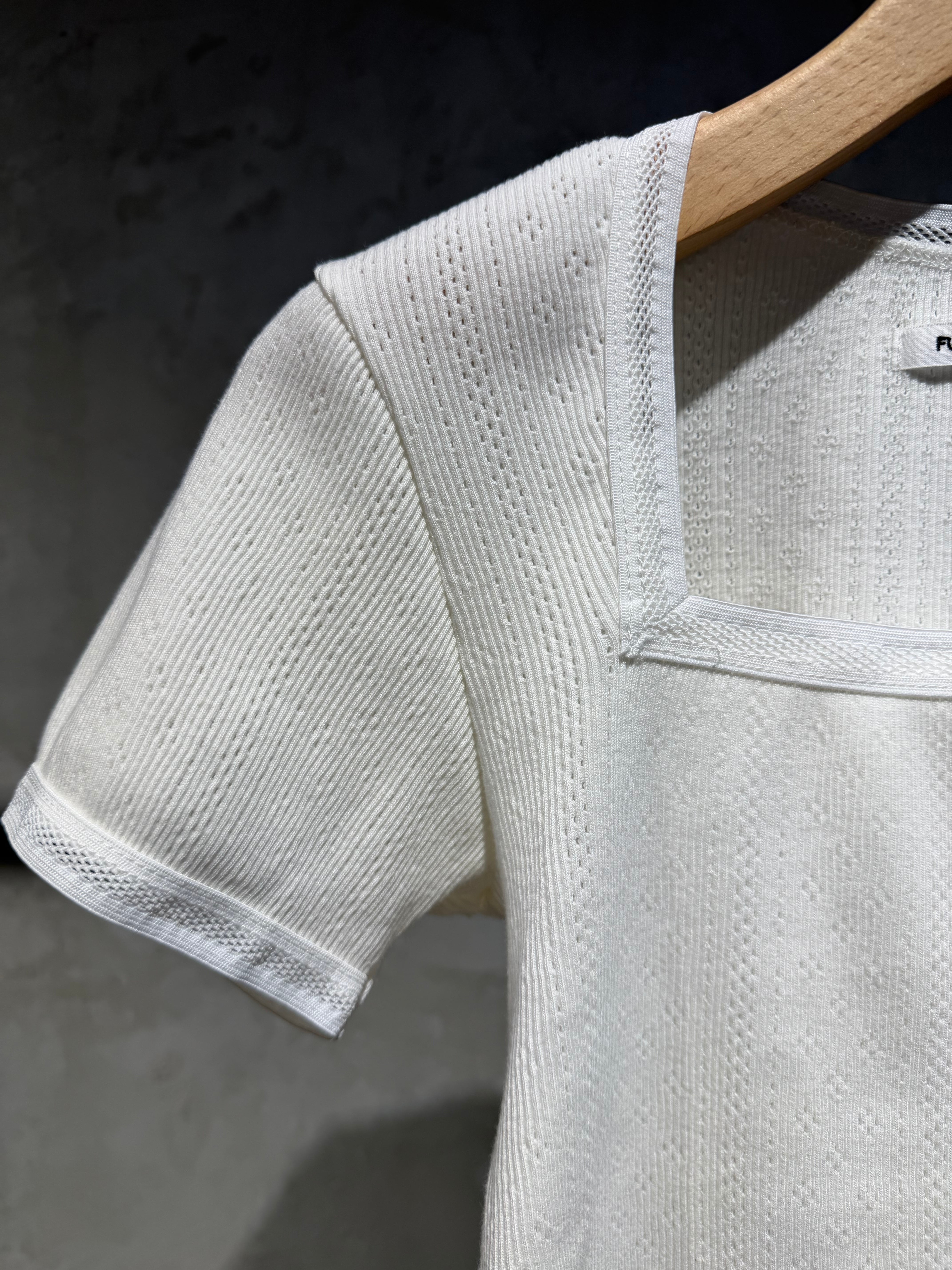 FUMIKA_UCHIDA/Square neck T | ikasa.