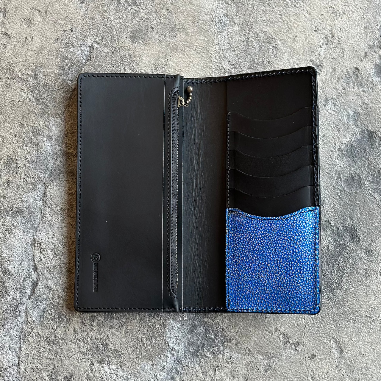 【限定商品】ウォレット スタンダード 姫路黒桟革 白漆