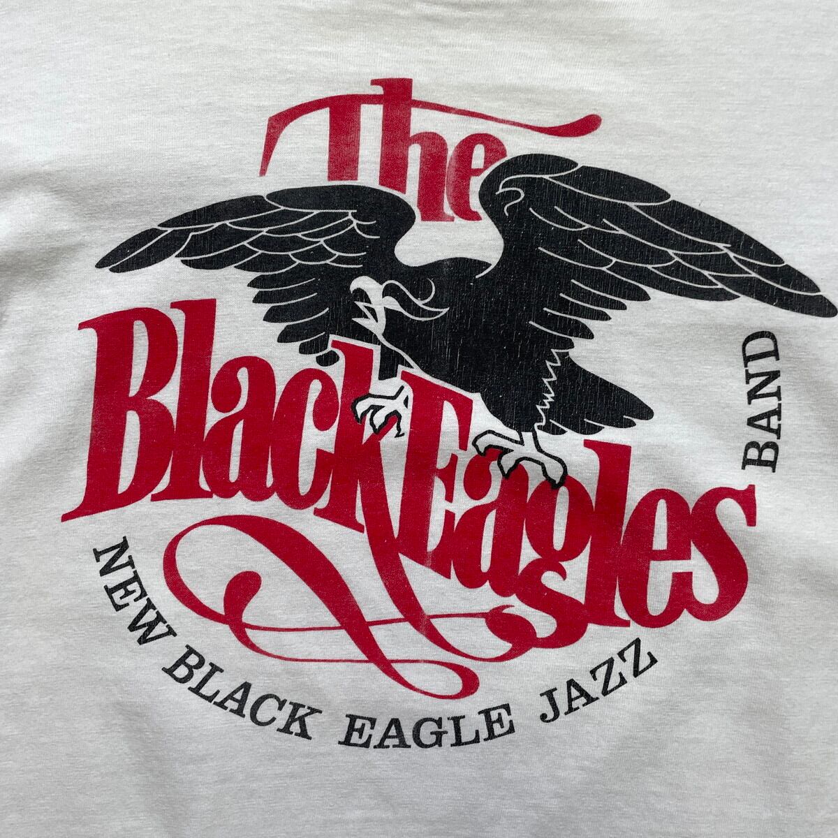 90年代 New Black Eagle Jazz Band アーティスト ロゴプリントTシャツ