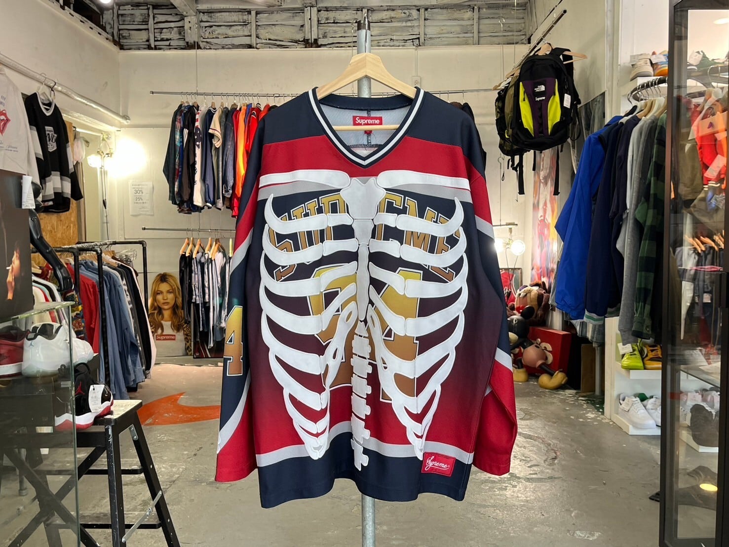 Supreme BONES HOCKEY JERSEY MULTI LARGE 49180 | BRAND BUYERS OSAKA