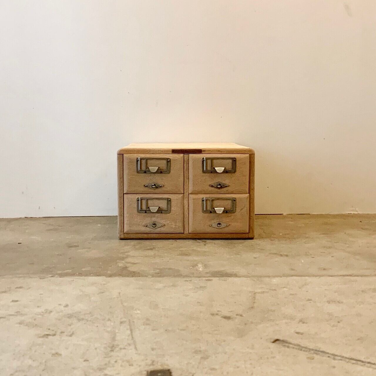 カードケース　引き出し４杯　古家具