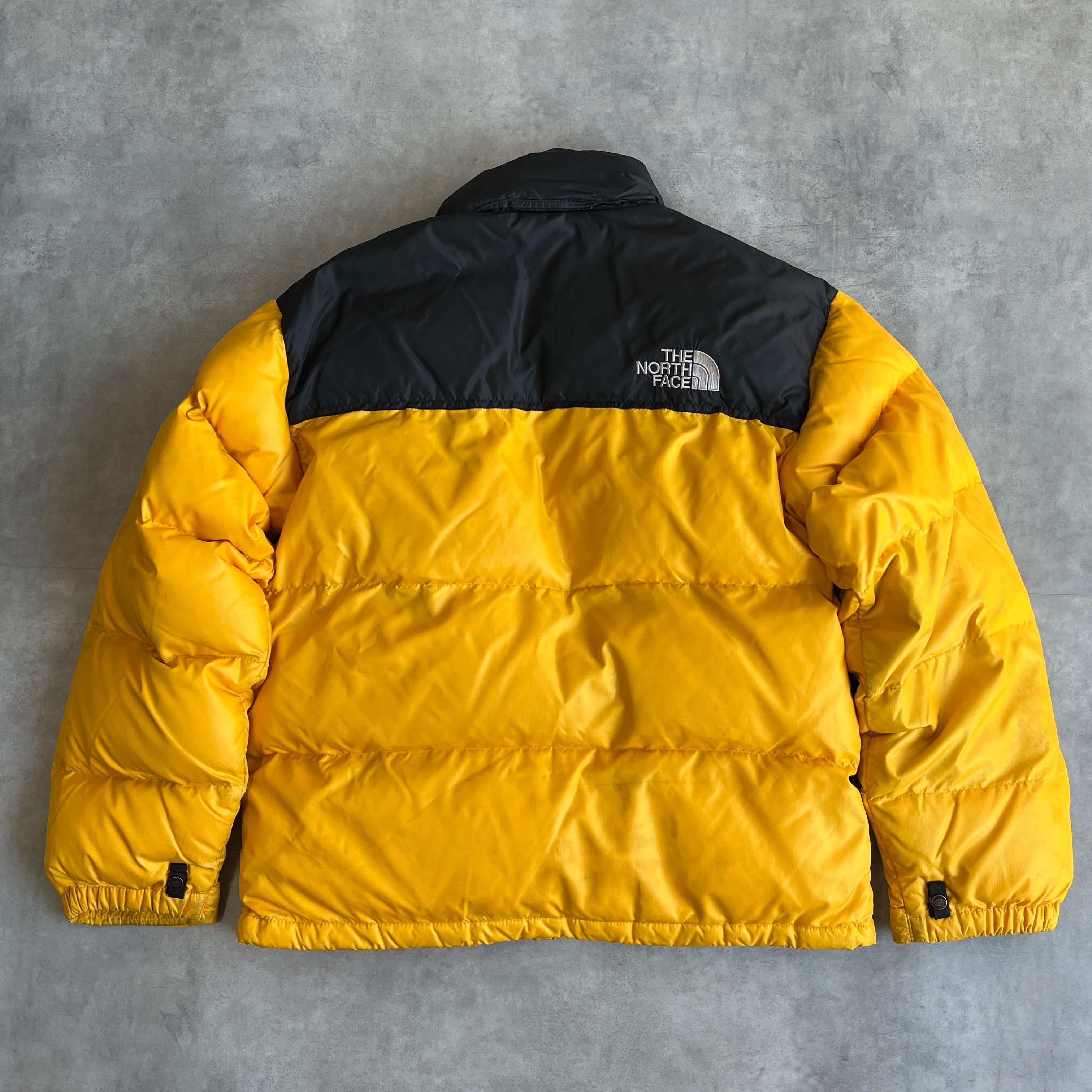ノースフェイス ヌプシ ダウンジャケット 700 刺繍 M 黄色 12706 | fuufu