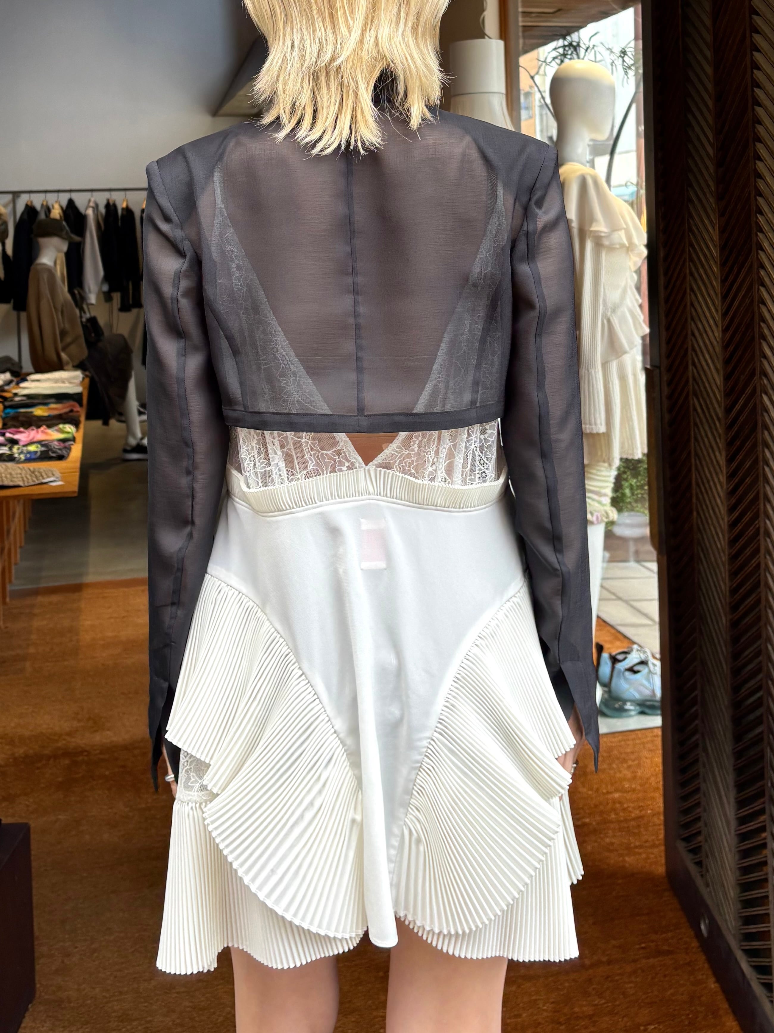 26SS】FETICO フェティコ / シアーテーラードジャケット / 3WAY SHEER