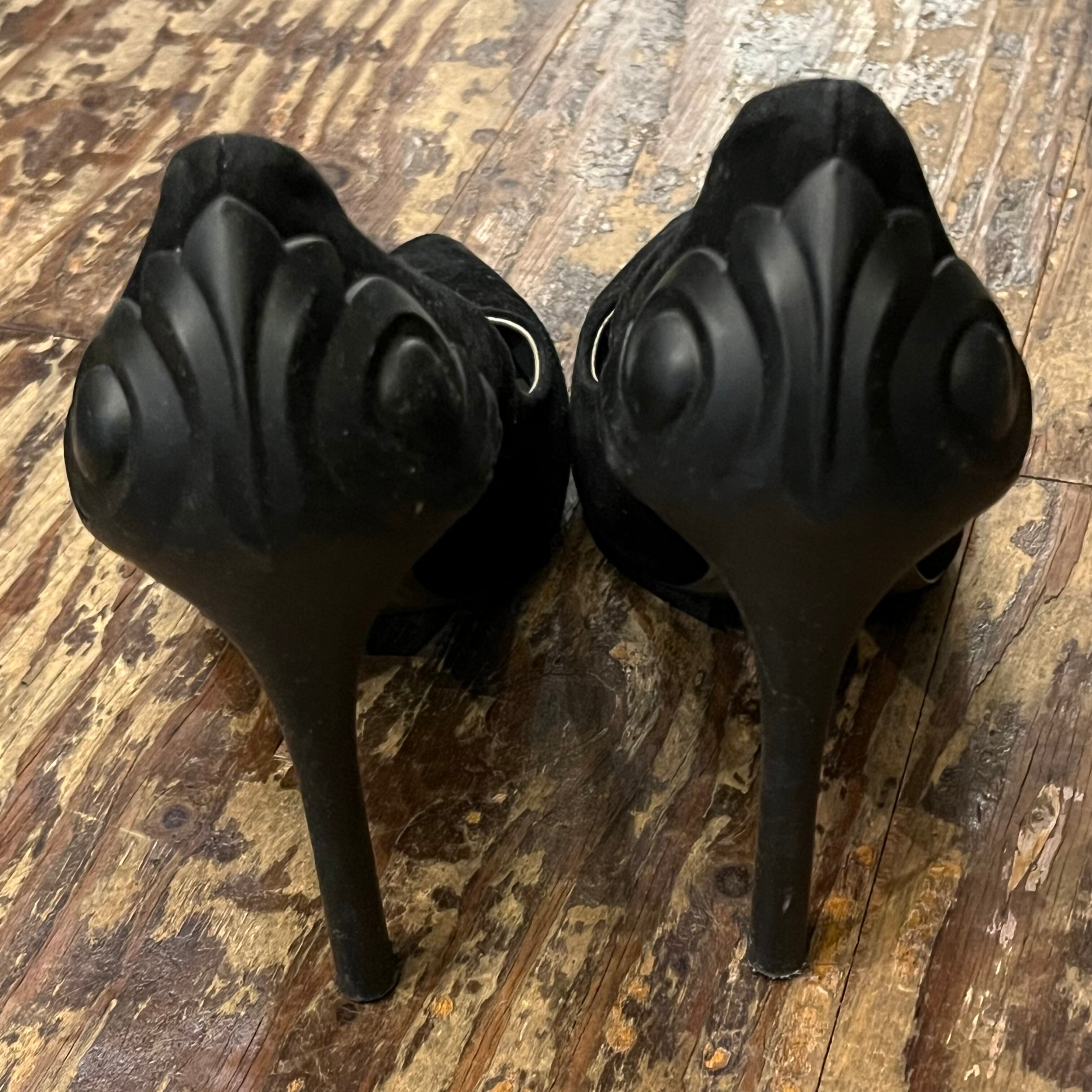 VERSACE ヴェルサーチェ ヒールパンプス ブラック size35 【代官山01
