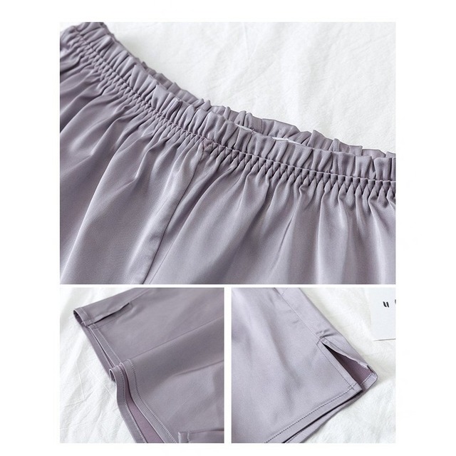 ペチコート 夏用 ペチコート 薄手 レディース ショットパンツ スリット 安全パンツ レーション 美尻