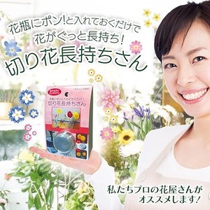 花 延命剤 切り花長持ちさん 花瓶にポンと入れておくだけ！ 長持ち 切り花 切花延命剤 切花活力剤
