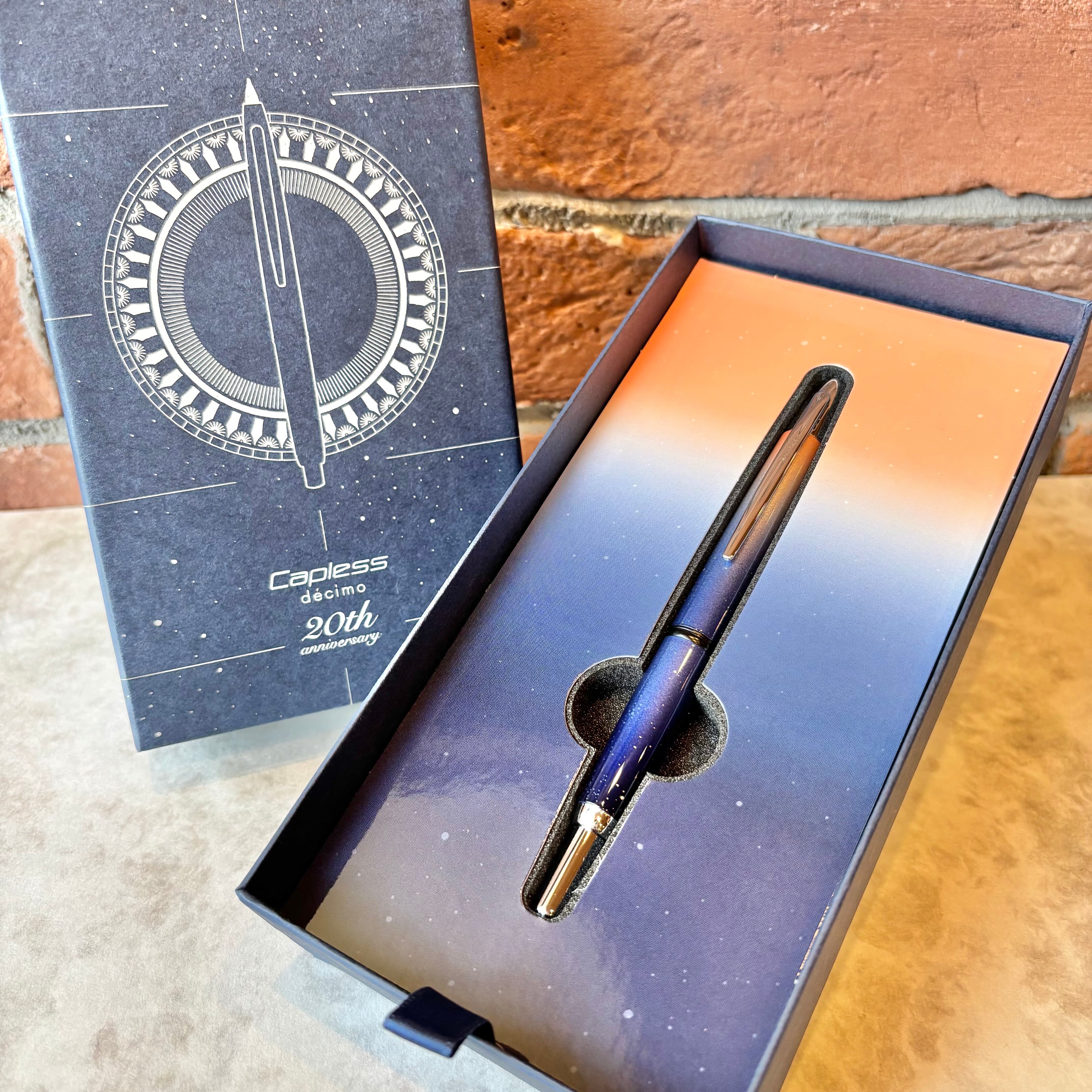 数量限定品】PILOT万年筆 「キャップレスデシモ20th限定モデル」／字幅