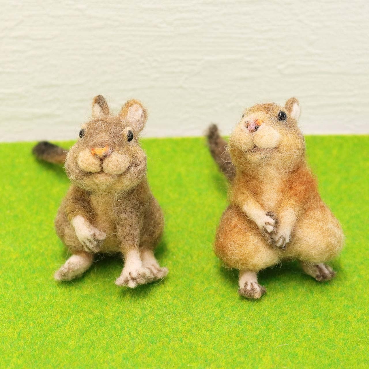 ゆかいな動物 羊毛フェルト デグー 2種類 | Pay ID