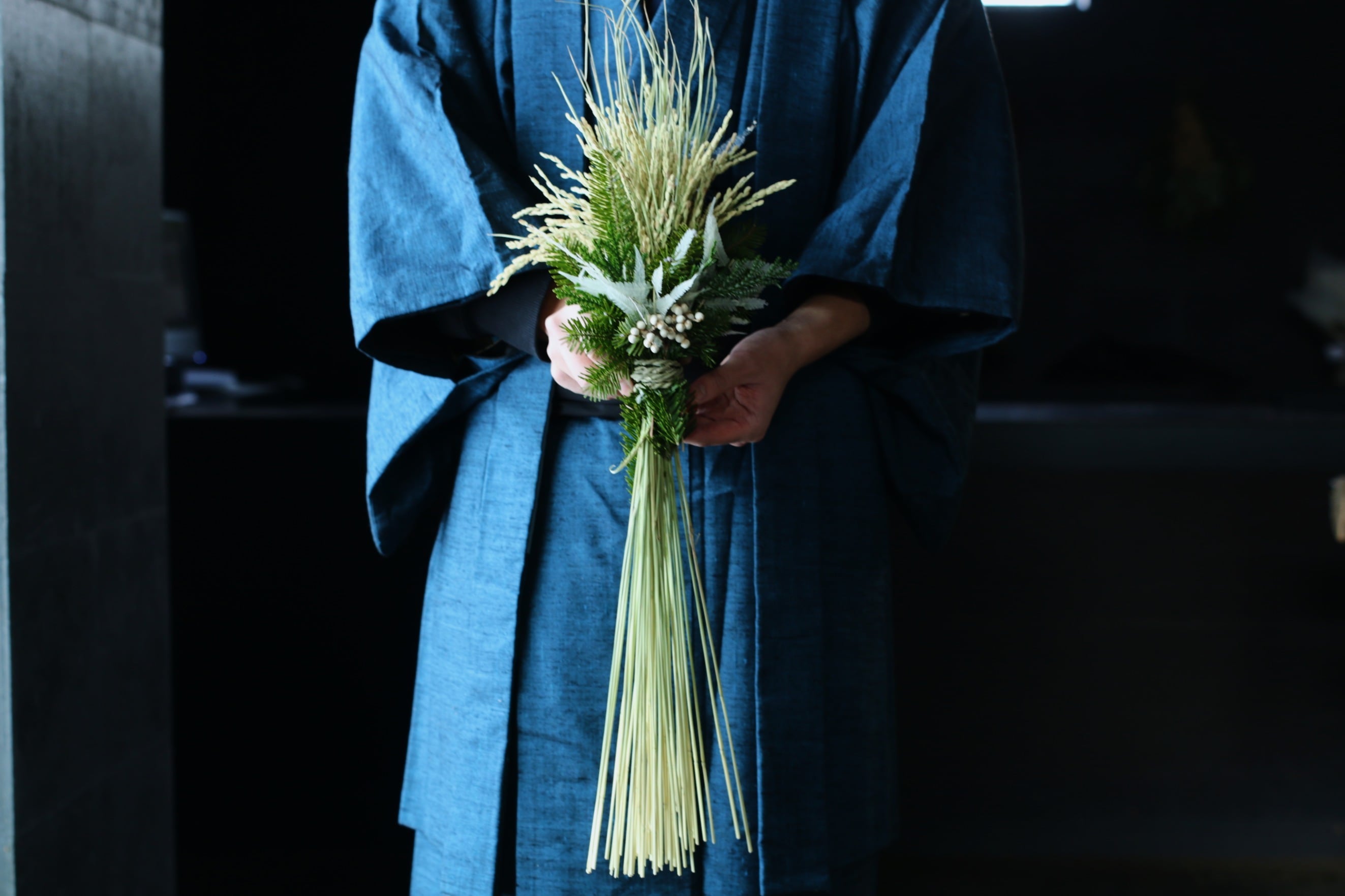 【12/12 販売開始予定】しめ飾り|S 稲穂・ナンキンハゼ