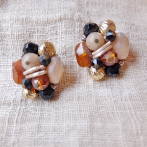 Cut beads earring／カットビーズ イヤリング