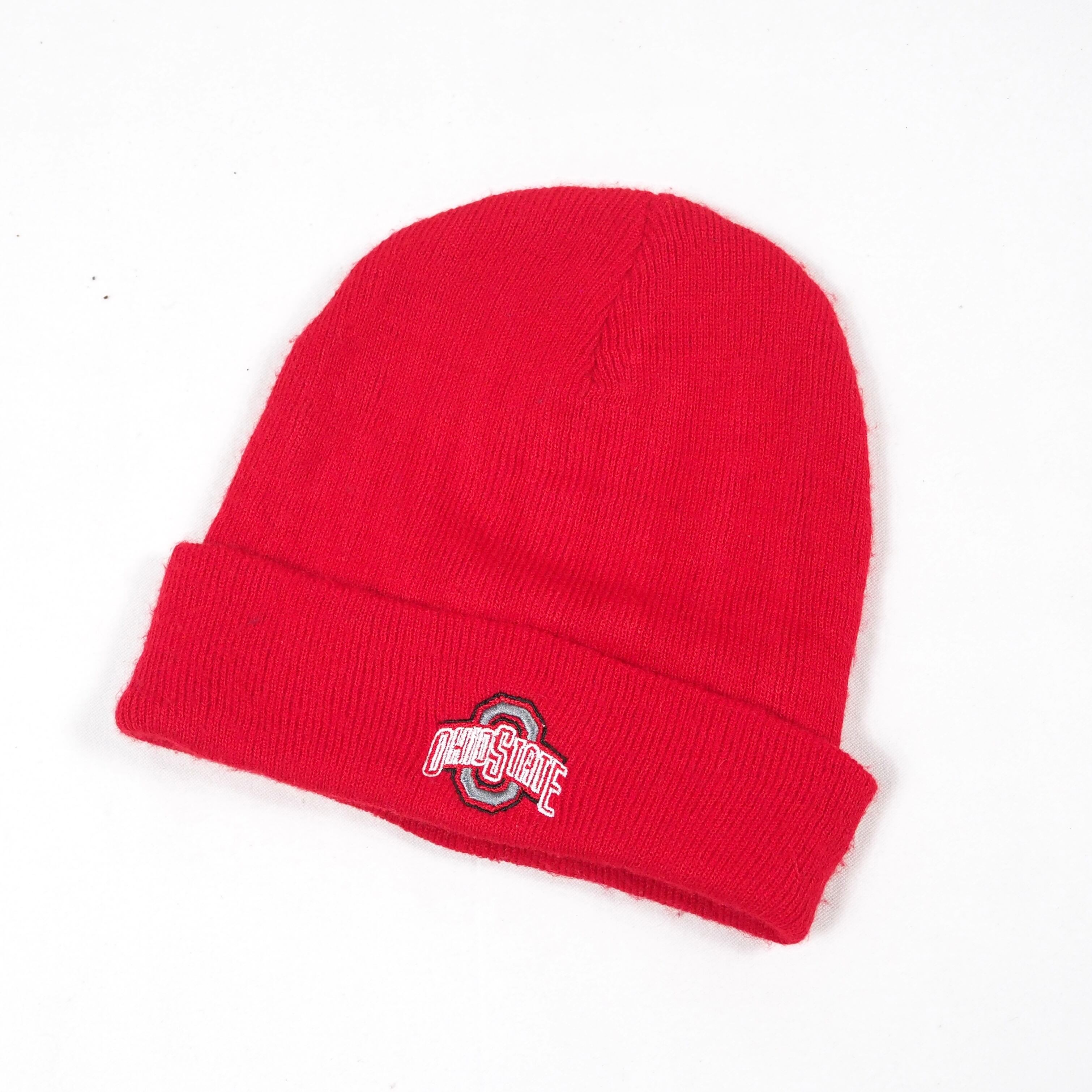 OHIO STATE UNIVERSITY Buckeyes knit beanie hat /カレッジ ニットビーニー