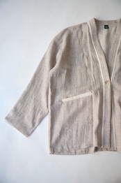 【suie】Linen silk lightweight gown/リネンシルクガウン(ベージュ)
