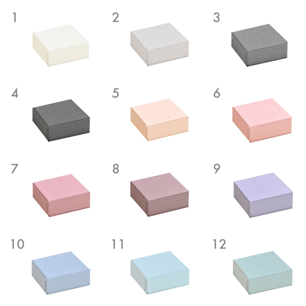 フルオーダー【 名入れ箔押し 】36色のギフトボックス ましかく（綿