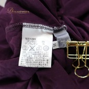 レディース トクコプルミエヴォル TOKUKO 1er VOL トップス ブラウス パープル系 無地 シンプル 伸縮 ストレッチ 日本製 ハイネック タートルネック 上品 カジュアル 普段着 かわいい レディースファッション