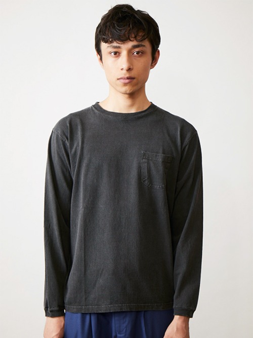 GOOD ON L/S POCKET CREW TEE