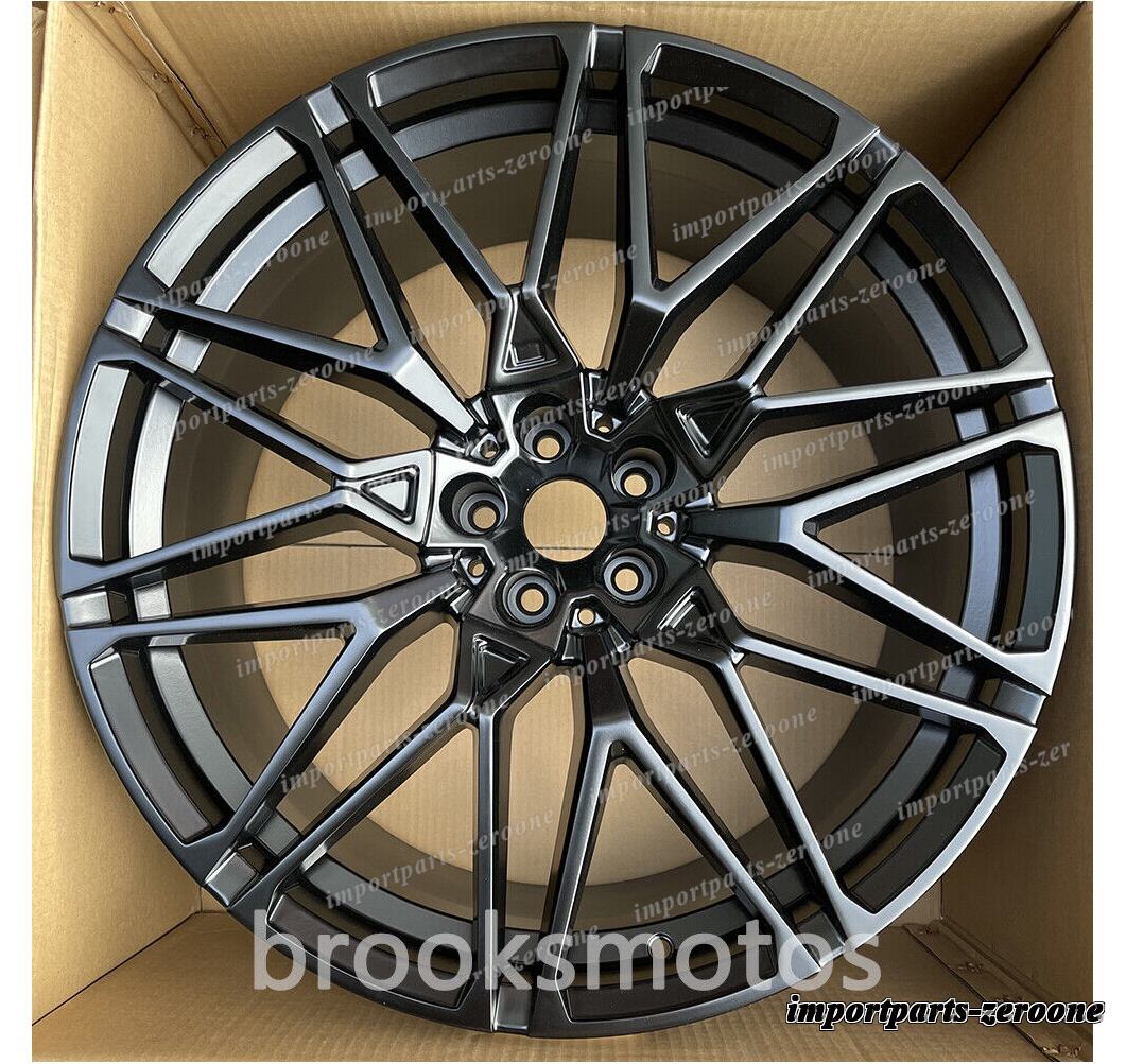 BMW X5 E70 F15 X6 E71 F16 22インチ新品サテンブラックホイールリムフィット 5x120 795 4個セット 22\u0027 INCH BMW X5 X5M E70 F15 X6 E71 F16 5X120 WHEELS \u0026 TIRES 275⁄35