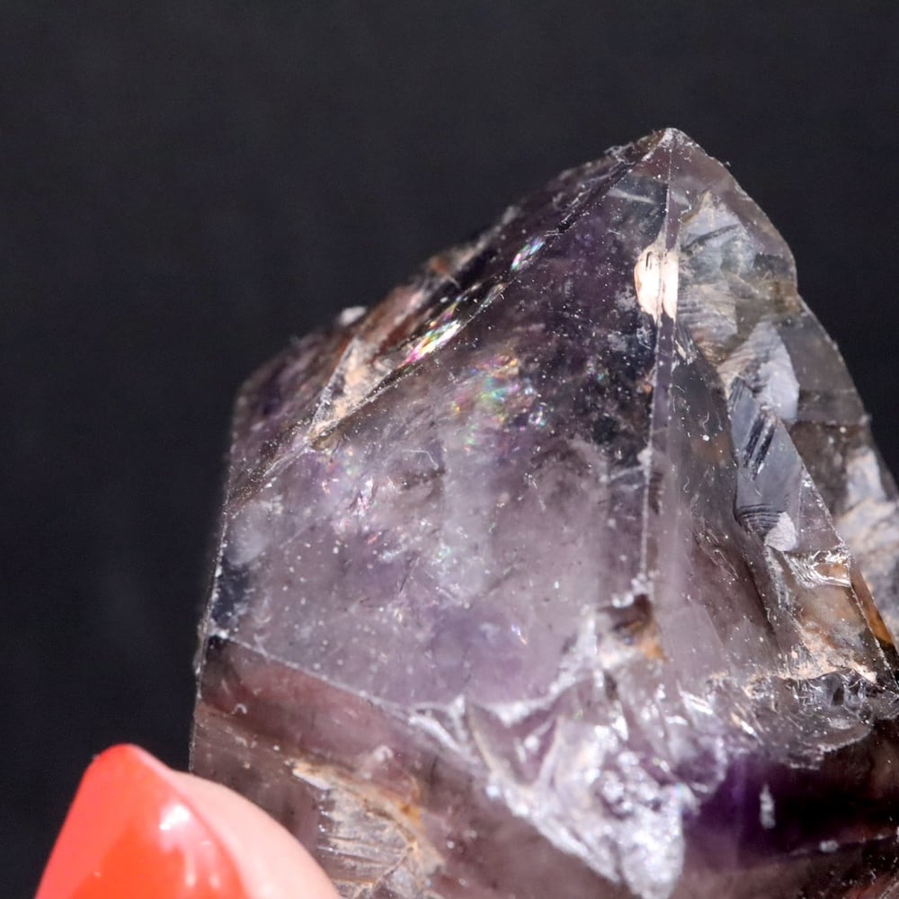 SALE※ スーパーセブン セプター スモーキー アメジスト紫水晶 55