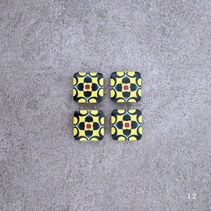 台湾マジョリカタイル マグネット（4個入り）