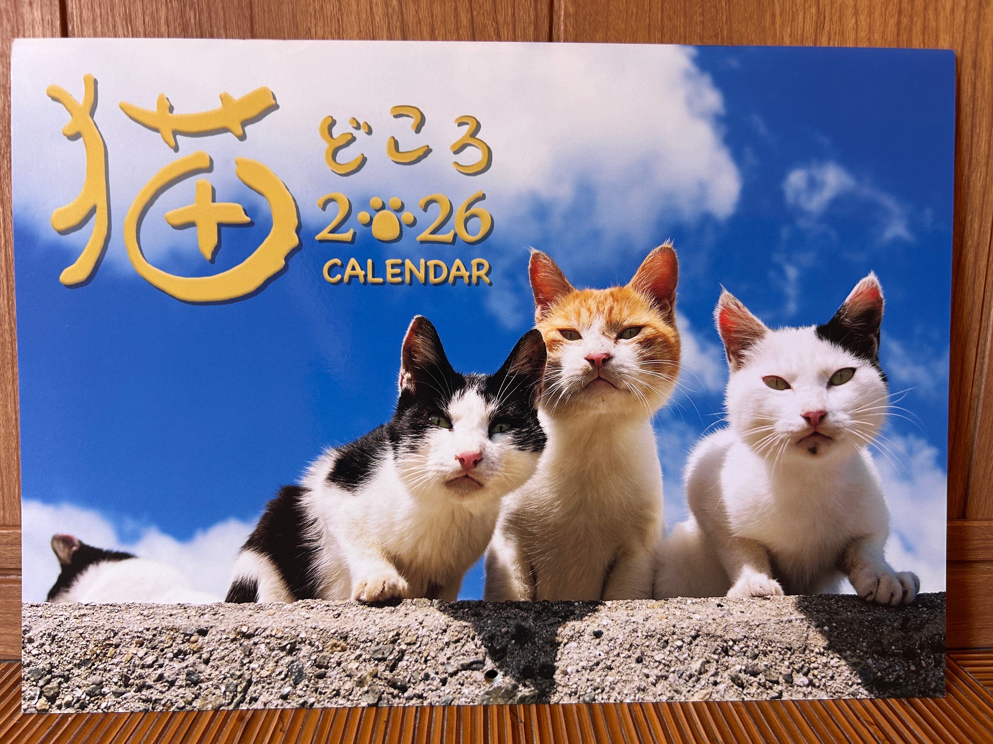 猫どころ2026カレンダー＜産経新聞社＞ | 山の宿野中温泉