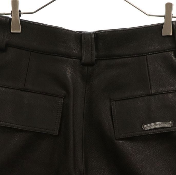 CHROME HEARTS クロムハーツ ARTICULATED LEATHER PANTS レザー パンツ