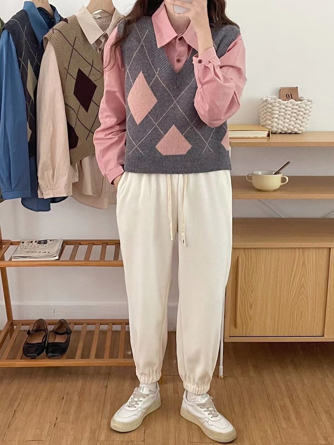 ゆったりシンプルシャツ AJ22085-Y03#